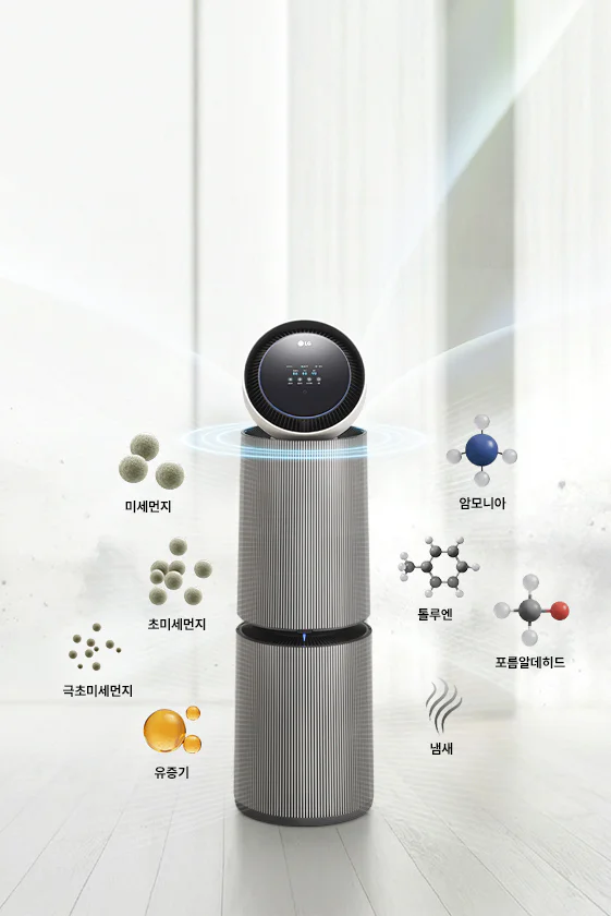 퓨리케어 AI 오브제컬렉션 360˚ 공기청정기 M5