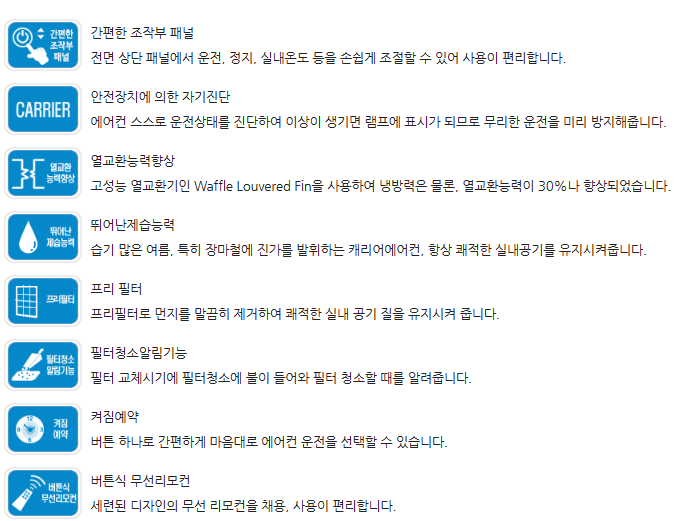 중대형 스탠드 에어컨 115평 삼상 220V