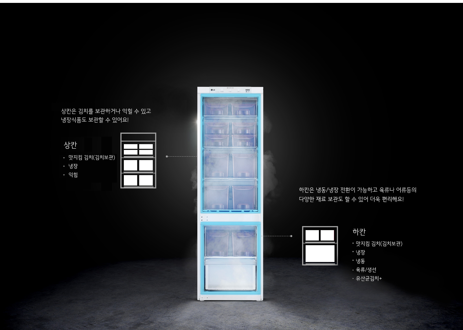 디오스 빌트인 김치냉장고 223L (좌개폐)